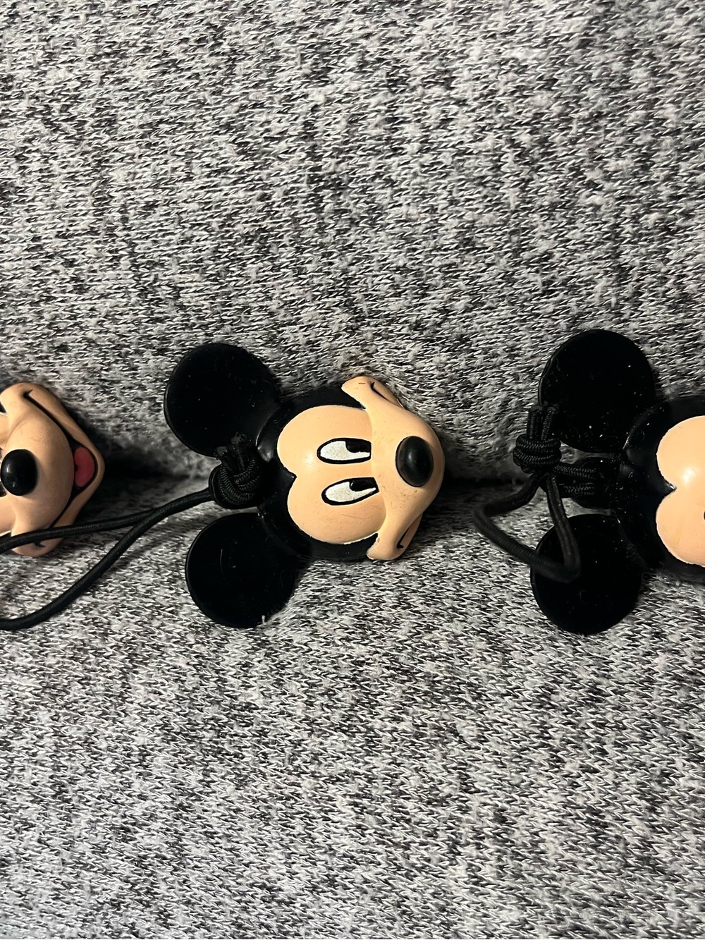 Vintage Mickey mouse zipper pulls